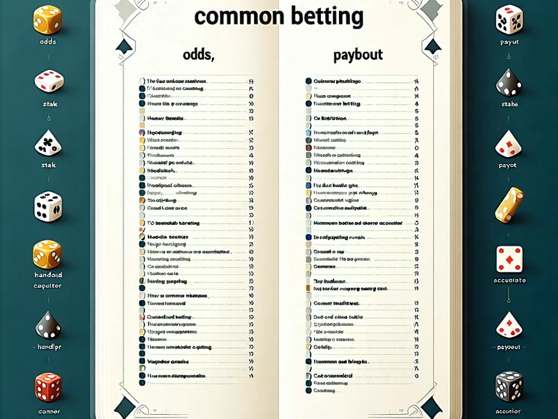 Thuật ngữ cá cược phổ biến tại VSBET