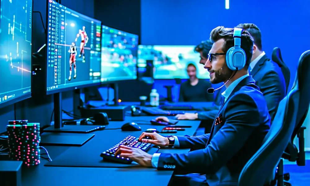 Đội ngũ hỗ trợ khách hàng VSBET đang làm việc