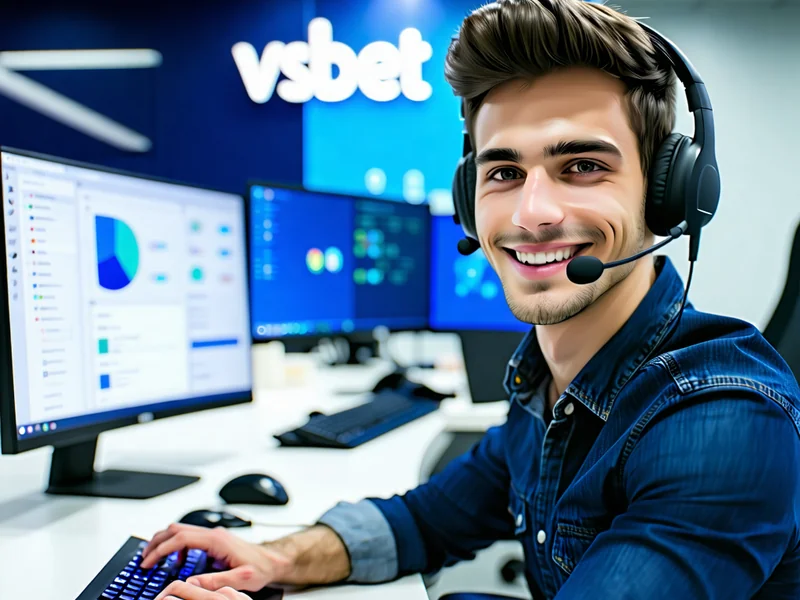 Hình ảnh nhân viên hỗ trợ khách hàng VSBET đang tư vấn qua điện thoại hoặc trò chuyện trực tuyến