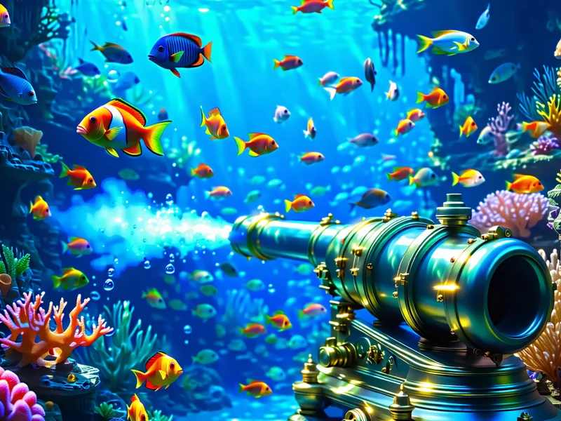 Trò chơi bắn cá VSBET với hình ảnh đại dương và các loài cá