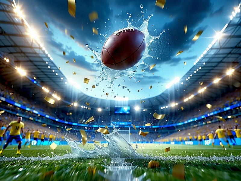 Cá cược thể thao VSBET với hình ảnh sân vận động và cầu thủ