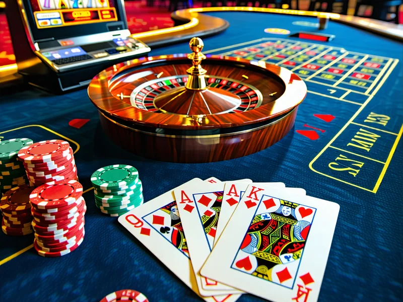 Hình ảnh các trò chơi sòng bạc trực tuyến VSBET như máy đánh bạc, roulette, blackjack