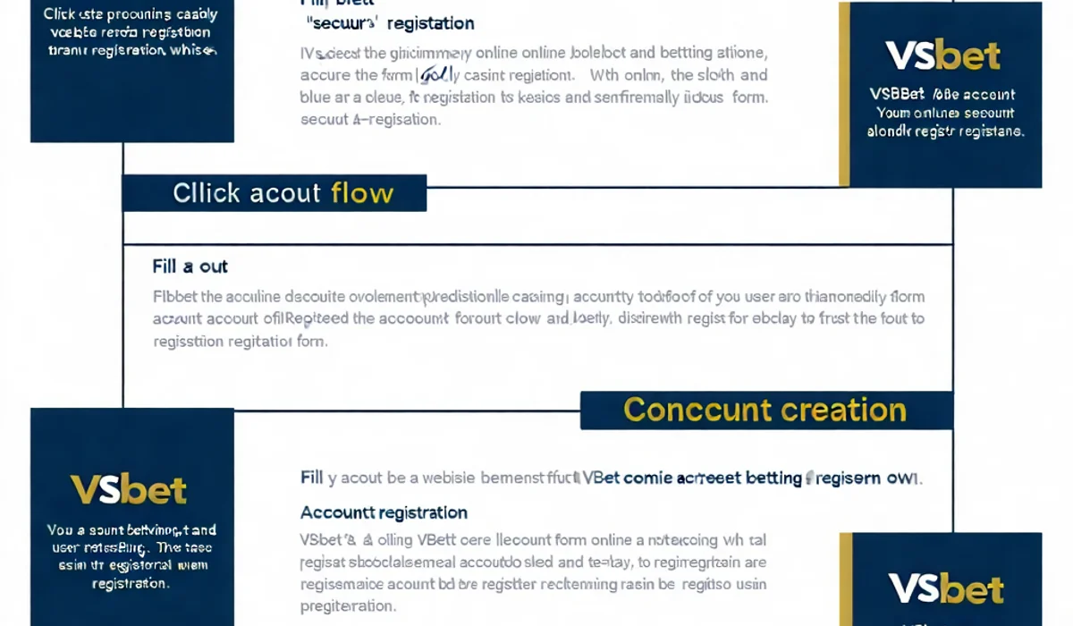 Minh họa các bước đăng ký tài khoản VSBET từ truy cập trang chủ đến điền thông tin và xác nhận