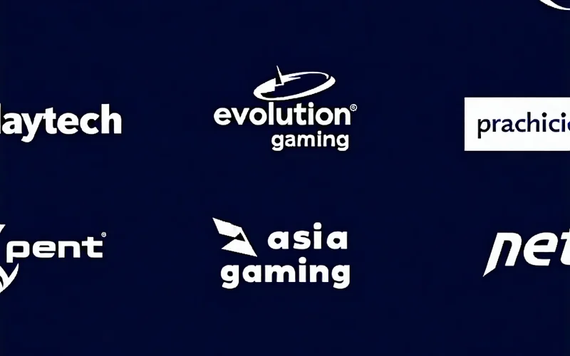 Các logo của nhà cung cấp phần mềm game hàng đầu hợp tác với VSBET